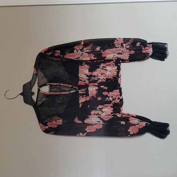 Free People Daphne Floral Print Blouse - Picture 7 of 7